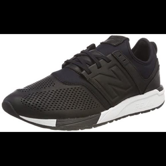 new balance 247 leather black